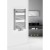 Aqualine ALYA grzejnik łazienkowy 500x803mm podłaczenie środkowe chrom LLS301