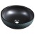 Sapho PRIORI umywalka ceramiczna nablatowa ? 41cm czarny/zielony PI039