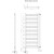 Sapho METRO SPACE grzejnik ścianka przedziałowa 550x1430 mm czarny mat IR438B