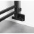 Sapho METRO SPACE grzejnik ścianka przedziałowa 550x1430 mm czarny mat IR438B