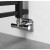 Sapho METRO SPACE grzejnik ścianka przedziałowa 550x1430 mm czarny mat IR438B