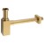Sapho Syfon umywalkowy 5/4" odpływ 32mm kwadratowy złoto mat SI419