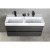 Sapho ODETTA szafka umywalkowa 118x50x43.5cm antracyt mat DT120-3434