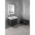 Sapho ODETTA szafka umywalkowa 57x50x43.5cm antracyt mat DT060-3434