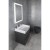 Sapho ODETTA szafka umywalkowa 57x50x43.5cm antracyt mat DT060-3434