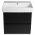 Sapho FILENA szafka umywalkowa 57x51.5x43cm czarny mat strip FID1260BS