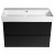 Sapho FILENA szafka umywalkowa 82x51.5x43cm czarny mat strip FID1285BS