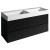 Sapho FILENA szafka umywalkowa 118x51.5x43cm czarny mat strip FID1212BS