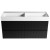 Sapho FILENA szafka umywalkowa 118x51.5x43cm czarny mat strip FID1212BS