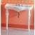 Kerasan RETRO umywalka ceramiczna 100x54cm z 3 otworami na baterię biały 105001-3
