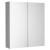 Bruckner NEON szafka z lustrem podwójne lustro 600x665mm biała 501.200.0