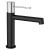 Sapho SOLARIS bateria umywalkowa bez odpływu czarny mat/chrom WD002BC