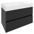 Sapho ODETTA szafka umywalkowa 82x50x43.5cm antracyt mat DT085-3434