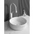 Sapho PICOBELLO umywalka ceramiczna nablatowa średnica 37cm biały AR484