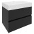 Sapho ODETTA szafka umywalkowa 67x50x43.5cm antracyt mat DT070-3434
