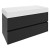 Sapho ODETTA szafka umywalkowa 95x50x43.5cm antracyt mat DT100-3434