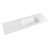 Sapho TREOS umywalka 146.6x513 cm Rockstone prawy biały mat TS147-0101-R