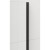 Polysan ESCA BLACK MATT jednoczęściowa kabina przysznicowa Walk-In montaż przy ścianie szkło Flute 1500 mm ES1315-02