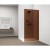 Polysan ESCA WHITE MATT jednoczęściowa kabina przysznicowa Walk-In montaż przy ścianie szkło Marron 1200 mm ES1512-03