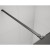 Polysan ESCA BLACK MATT jednoczęściowa kabina przysznicowa Walk-In szkło Flute 1500 mm ES1315-06