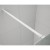 Polysan ESCA WHITE MATT jednoczęściowa kabina przysznicowa Walk-In szkło Flute 1200 mm ES1312-07