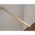 Polysan ESCA GOLD MATT jednoczęściowa kabina przysznicowa Walk-In szkło Flute 1100 mm ES1311-08