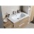 Sapho CIRASA szafka pod umywalkę 798x52x46cm siena strip CR801-4242S