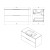 Sapho CIRASA szafka umywalkowa 998x52x46cm agila strip CR100-4343S