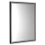 Aqualine CORNA lustro z oświetleniem LED 60x80cm czujnik dotykowy ściemnialne czarny mat CN060