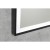 Aqualine CORNA lustro z oświetleniem LED 60x80cm czujnik dotykowy ściemnialne czarny mat CN060