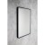 Aqualine SWIDA lustro z oświetleniem LED 60x80cm czujnik dotykowy ściemnialne czarny mat SW060