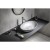 Sapho FORMIGO umywalka betonowa nablatowa 60x40cm srebrny FG219