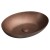 Sapho FORMIGO umywalka betonowa nablatowa 60x40cm miedź FG220
