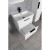 Aqualine DENEB szafka umywalkowa 56.5x55x43.5cm biała mat DN260