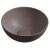 Sapho MINOR umywalka betonowa nablatowa średnica 26cm ciemny brąz MR26015