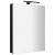 Sapho GRETA szafka z lustrem oświetlenie LED 60x70x14cm czarny mat GR065-0035