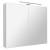 Sapho GRETA szafka z lustrem oświetlenie LED 101x70x14cm biały mat GR100-0031