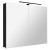 Sapho GRETA szafka z lustrem oświetlenie LED 101x70x14cm czarny mat GR105-0035