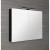 Sapho GRETA szafka z lustrem oświetlenie LED 101x70x14cm czarny mat GR105-0035