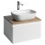 Aqualine ALTAIR szafka z płytą 58 cm biały/dąb emporio AI263-02