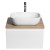 Aqualine ALTAIR szafka z płytą 58 cm biały/dąb emporio AI263-02