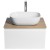 Aqualine ALTAIR szafka z płytą 62.5 cm biały/dąb emporio AI267-02