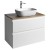 Aqualine ALTAIR szafka z płytą 78.5 cm biały/dąb emporio AI280-02