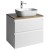 Aqualine ALTAIR szafka z płytą 68 cm biały/dąb emporio AI270-02