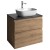 Aqualine ALTAIR szafka z płytą 68 cm dąb emporio/antracyt łupek AI370-02