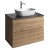 Aqualine ALTAIR szafka z płytą 78.5 cm dąb emporio/antracyt łupek AI380-02