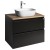 Aqualine ALTAIR szafka z płytą 78.5 cm dąb czarny mat/emporio AI680-01