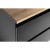 Aqualine ALTAIR szafka z płytą 87.5 cm dąb czarny mat/emporio AI690-01