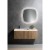 Sapho Lorea szafka z umywalką 101x46x515cm lewa dąb collingwood/czarny mat LE070-1935-L-03