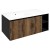 Sapho Lorea szafka z umywalką 101x46x515cm lewa dąb collingwood/czarny mat LE080-1935-L-03